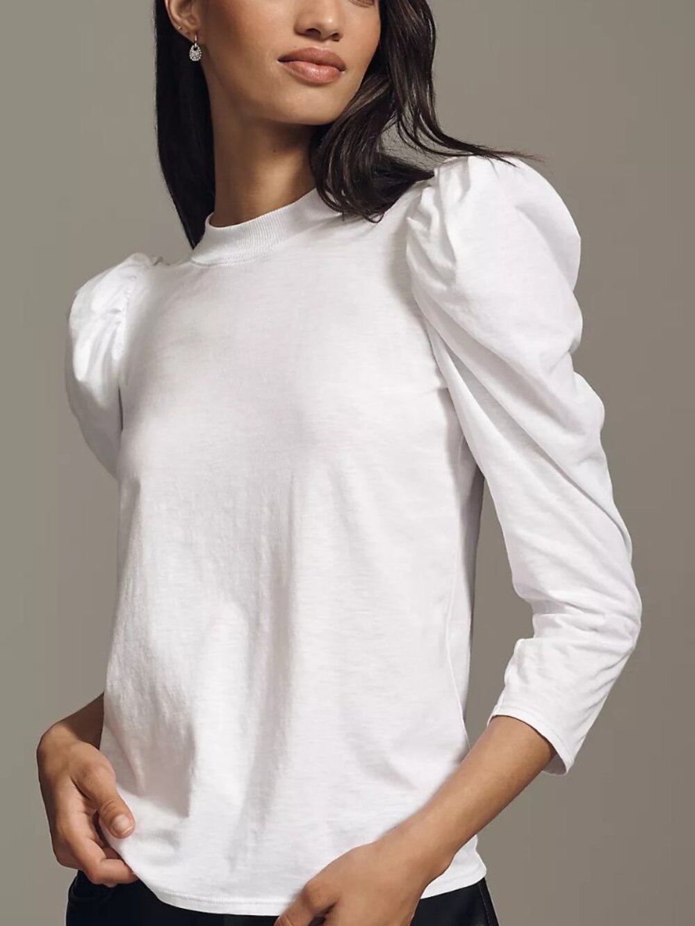 Nation Ltd Zeta Puff Sleeve Top Size Medium